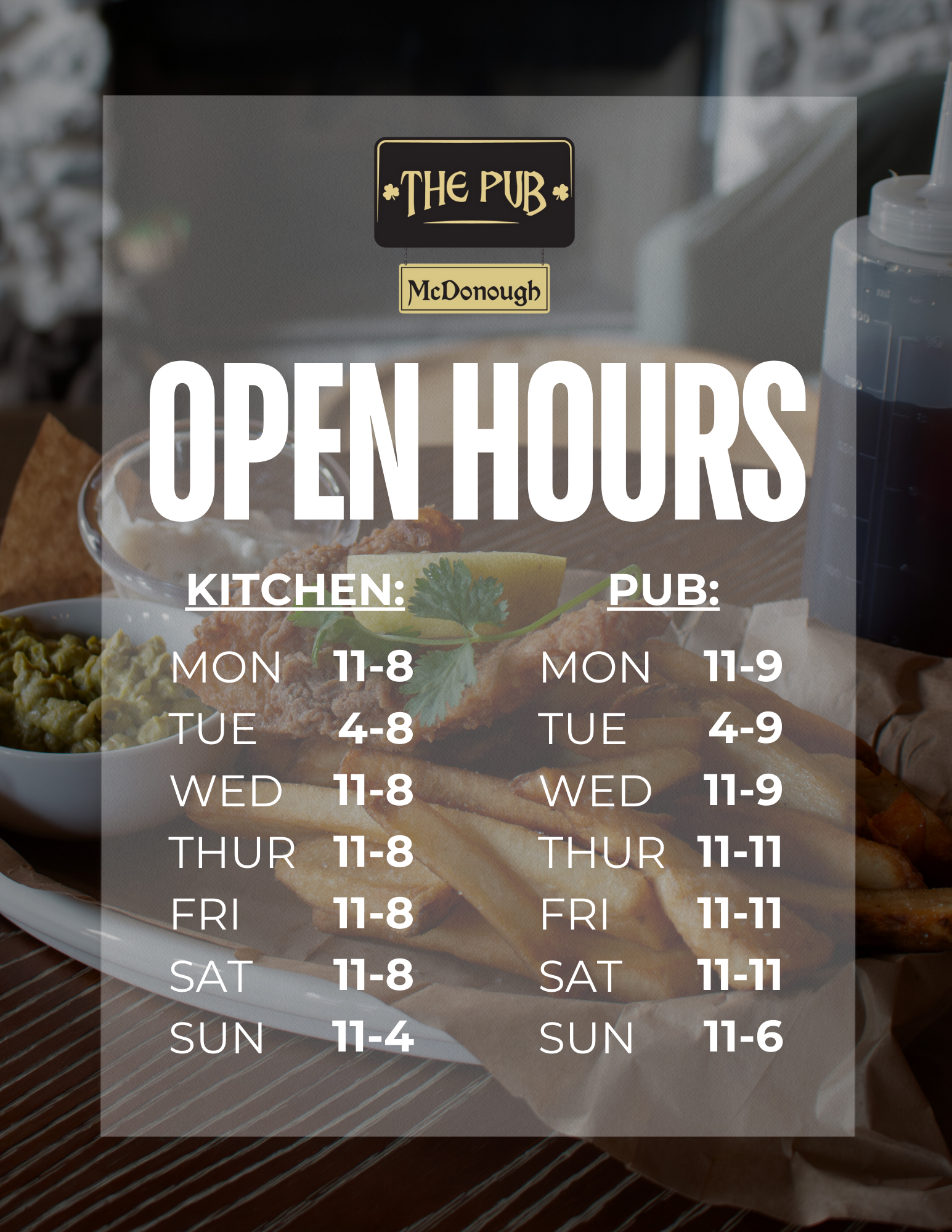 Open Hours Summer 25