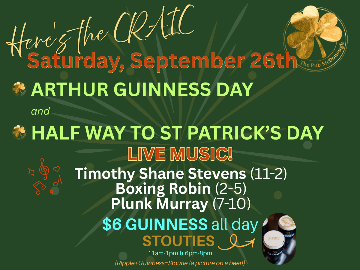 image of the august live music lineup, also available on our events page. 