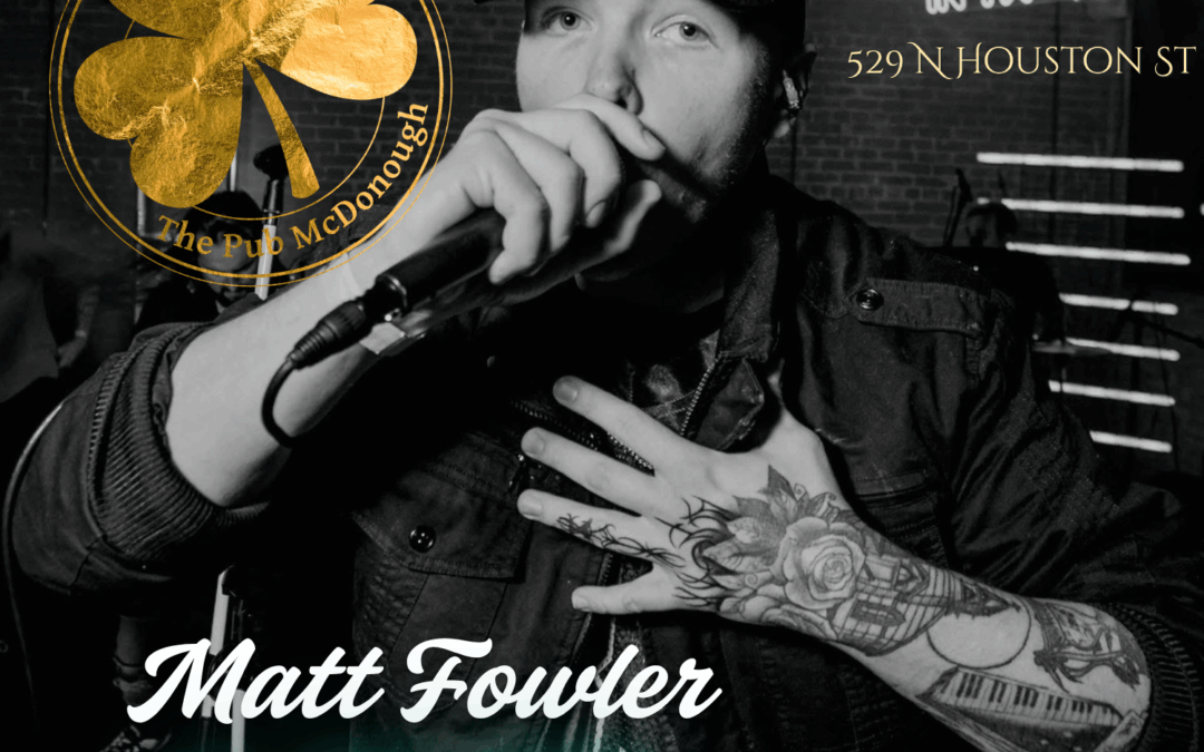 Matt Fowler on the Hooley Stage